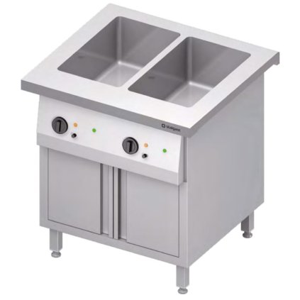 Vodní lázeň dvoukomorová 2x GN 1/1, 1,6 kW, 799x750x880 mm | STALGAST, ST221081