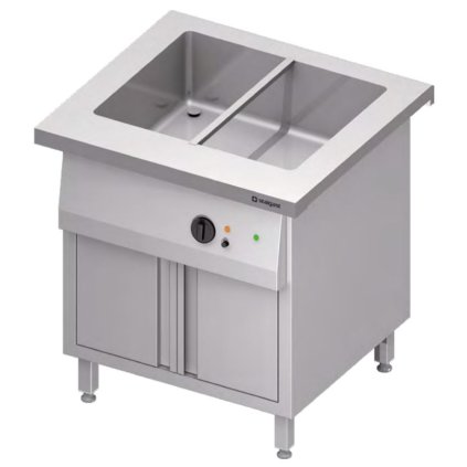 Vodní lázeň jednokomorová 2x GN 1/1, 1,6 kW, 799x750x880 mm | STALGAST, ST218081