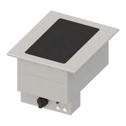 Sklokeramická varná deska 1x GN 1/1, 0,15 kW, 505x620x390 mm | STALGAST, ST333051