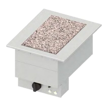 Granitová varná deska 1x GN 1/1, 0,8 kW, 505x620x390 mm | STALGAST, ST332051