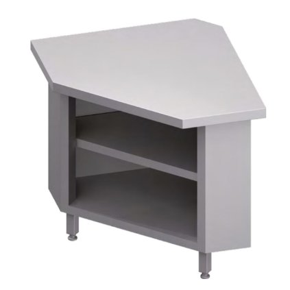 Pokladní pult, rohový, 90 stupňů, vnitřní, 785x785x880 mm | STALGAST, ST240111