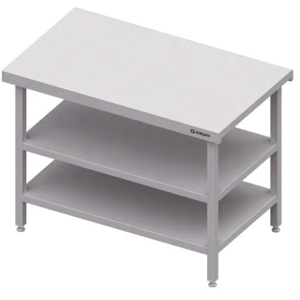Centrální stůl se 2 policemi 1100x750x880 mm | STALGAST, ST128111