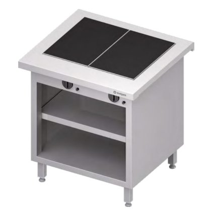 Centrální stůl se sklokeramickou varnou deskou 0,3 kW, 799x750x880 mm | STALGAST, ST233081