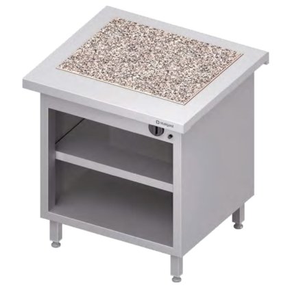 Centrální stůl s granitovou varnou deskou 799x750x880 mm | STALGAST, ST232081