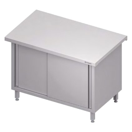 Centrální stůl se skříňkou, posuvné dveře, 1500x750x880 mm | STALGAST, ST237151