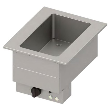 Vodní lázeň jednokomorová 1x GN 1/1, 0,8 kW, 505x620x390 mm | STALGAST, ST334051