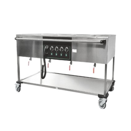 VOZÍK EKG 4/IV L BOČNÍ OVLÁDÁNÍ | ABNER, 11107