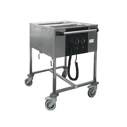 VOZÍK EKG 2/II ECO ČELNÍ OVLÁDÁNÍ, S TRNOŽÍ | ABNER, 90392