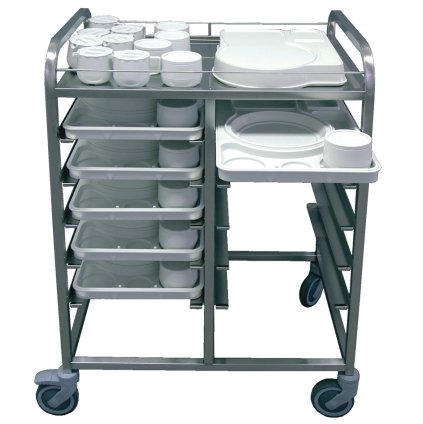 VOZÍK NEK 2/5 COMBISET S HORNÍ ODKLÁDACÍ POLICÍ, BEZ OPLÁŠ | ABNER, 91069