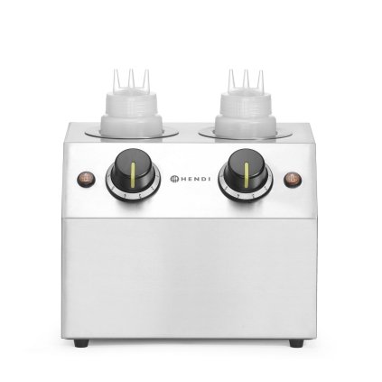 Ohřívač omáček dvojitý, HENDI, 1,3L, 220-240V/400W, 270x223x(H)282mm