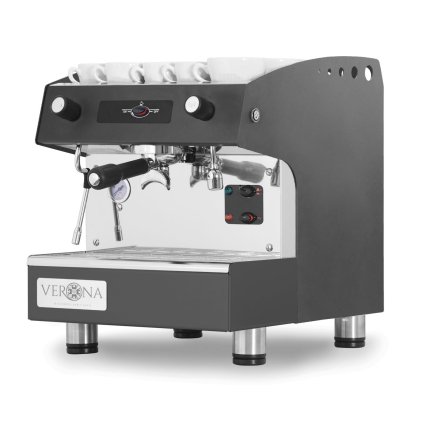 Kávovar Romeo Easy 1 pákový, poloautomatický, černý, HENDI, 230V/1800W, 375x530x(H)485mm