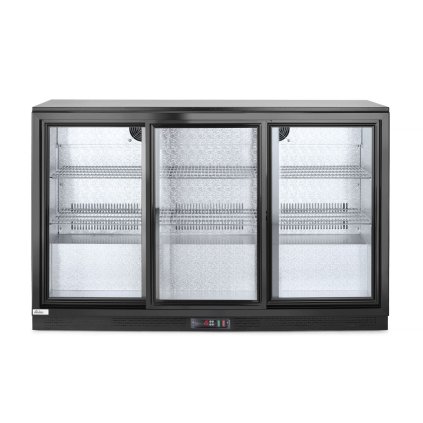Barová chladnička s trojitými posuvnými dveřmi, Arktic, 254L, Černá, 220-240V/160W, 1350x520x(H)865mm