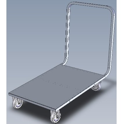 VOZÍK MVP 80×60 PLOŠINA NA RÁMU | ABNER, 11615