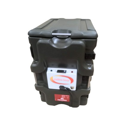 DVÍŘKA AF 12 S OHŘEVEM DIGITÁLNÍ OV. MILITARY GREEN | ABNER, 33362MG