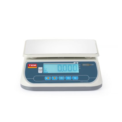 Maloobchodní váha LCD s legalizací, řada SRP+, 30 kg, TEM, 295x320x(H)120mm