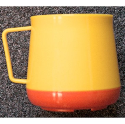 ŠÁLEK NA KÁVU BEZ VÍČKA PLAST ŽLUTO/ORANŽOVÁ | ABNER, 28315ZO