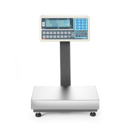 Plošinová váha LCD se sloupcem a legalizací, 60 kg, TEM, 342x386x(H)499mm