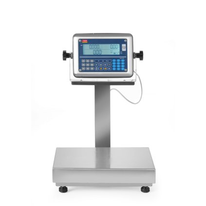 Plošinová váha LCD se sloupcem a legalizací, 60 kg, TEM, 342x386x(H)534mm