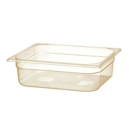 GN 1/2 kontejner, odolný vůči vysokým teplotám, HENDI, GN 1/2, 6,1L, Průhledná, 325x265x(H)100mm