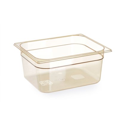 GN 1/2 kontejner, odolný vůči vysokým teplotám, HENDI, GN 1/2, 4L, Průhledná, 325x265x(H)65mm
