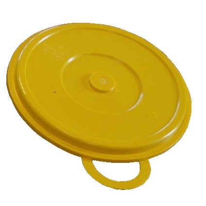 VÍČKO NA TALÍŘ PLAST ŽLUTÝ MENU MOBIL | ABNER, 33018