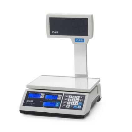 Počítací váhy (certifikované) se sloupem, CAS, 304x324x(H)419mm