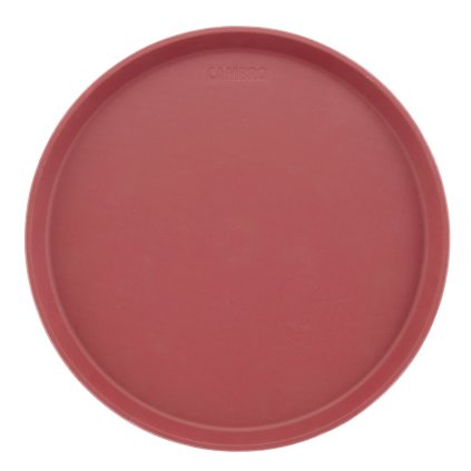 Servírovací tác Camtread, kulatý, protiskluzový, Cambro, vínový, ⌀355x(H)21mm