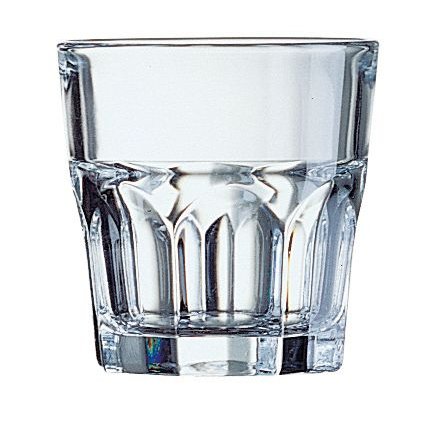 Nízká sklenička Granity, Arcoroc, 200 ml, 0,2L, Průhledná, 6 ks, ⌀80x(H)81mm