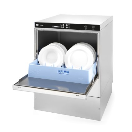 Myčka nádobí K50, HENDI, s odpadním čerpadlem a dávkovačem mycího prostředku, 400V/6600W, 570x600x(H)830mm