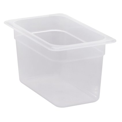 Nádoba z průhledného polypropylenu GN 1/4, Cambro, GN 1/4, 3,7L, Průhledná, 162x265x(H)150mm