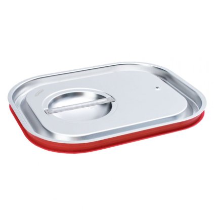 Víko se silikonovým těsněním na gastronádoby Standard bez úchytů GN 1/2