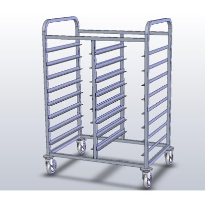 VOZÍK NEK 2/16_x000D_CUKRÁŘSKÝ PLECH 600×400 | ABNER, 90247