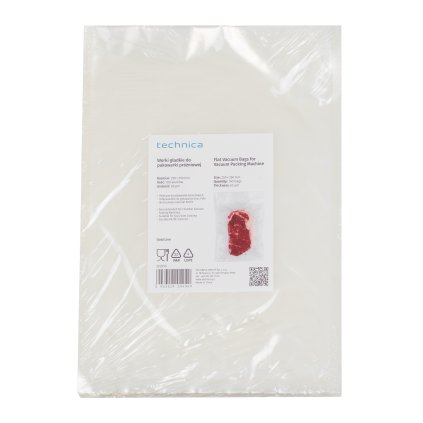 Sáčky hladké 250x350 mm do komorové vakuové baličky, 100 ks | TECHNICA, Gold Line