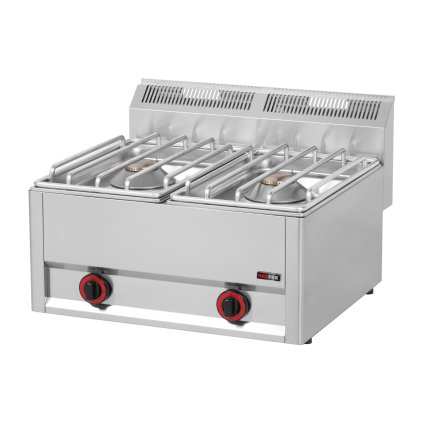 Sporák plynový 2x4,5 kW (SPSL-66-2G) | REDFOX - SP 60/2 GLS