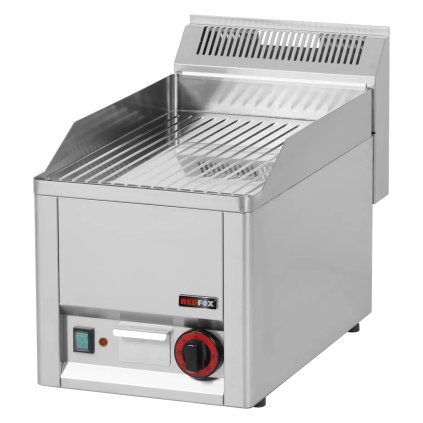 Grilovací deska 32x48 elektrická chromovaná rýhovaná bez podestavby 230 V | REDFOX - FTRC 30 EL