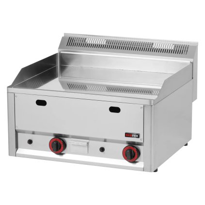Grilovací deska 65x48 plynová chromovaná hladká bez podestavby | REDFOX - FTHC 60 GL