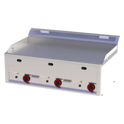 Grilovací deska 97x48 plynová hladká bez podestavby | REDFOX - FTH 90 GL