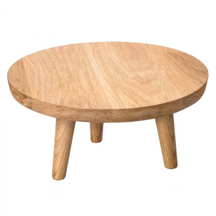 Stojan kruhový, dubový, nízký pr. 280 mm