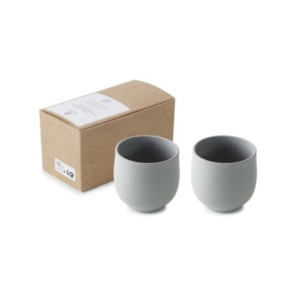 No.W set espresso šálků 80 ml, matný recykl