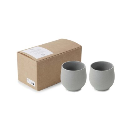 No.W set šálků 20 cl, šedá