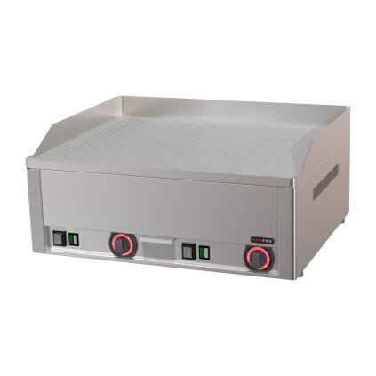 Grilovací deska 65x48 elektrická durable chrom kombinovaná stolní 400 V | REDFOX - FTHRC 60 E