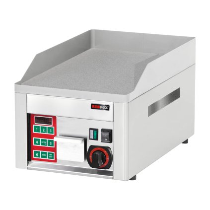 Grilovací deska hladká s digitálním časovačem durable chrom | REDFOX - FTHC 30 ED