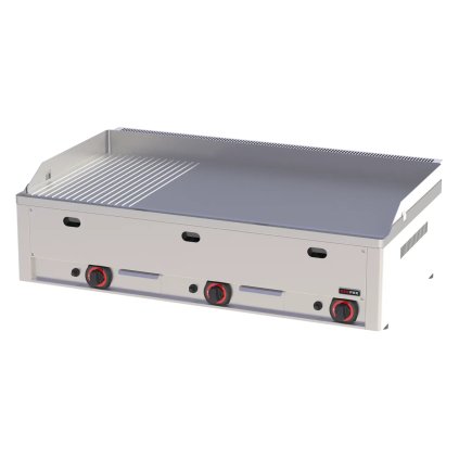 Grilovací deska 97x48 plynová kombinovaná stolní | REDFOX - FTHR 90 G