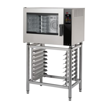 Konvektomat elektrický nástřik dotykový barevný levé dveře 5x GN 1/2 | REDFOX - MPDN 0511 EL