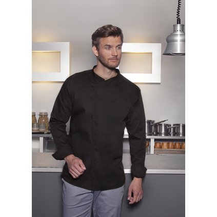 Kuchařská košile s dlouhým rukávem a překladem Basic