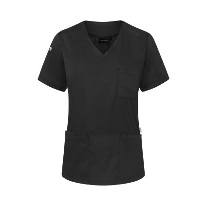 Dámská tunika s krátkými rukávy a přezkou Nezbytný kousek z udržitelného materiálu, 65 % recyklovaný polyester s certifikátem GRS / 35 % konvenční bavlna