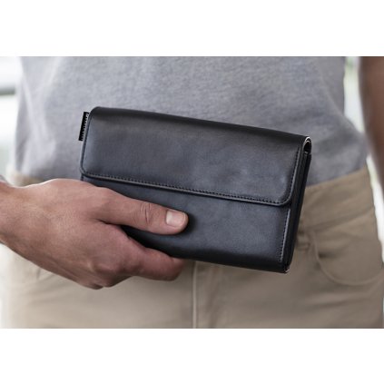 Peněženka pro číšníky se zapínáním na druk