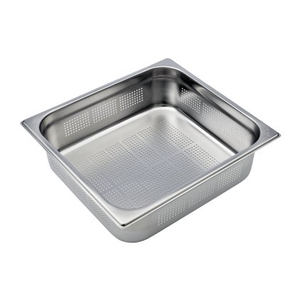 Gastronádoba děrovaná GN 2/3 - 100 nerezová | REDFOX - GND 2/3-100