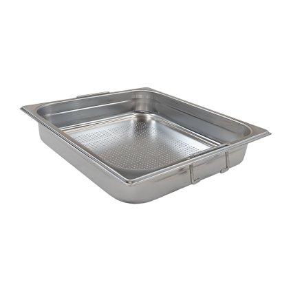 Gastronádoba děrovaná GN 2/3 - 65 ucha zasouvací nerezová | REDFOX - GND 2/3-65 U