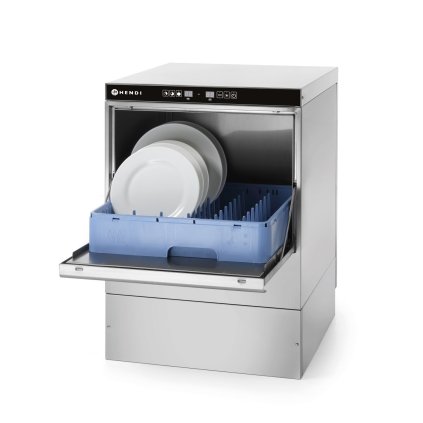 Myčka nádobí 50x50 - elektronicky řízená, HENDI, 230V/3600W, 570x600x(H)830mm